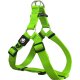 DDOXX Hundegeschirr Nylon, Step-In, verstellbar, S, grün - B-Ware gut