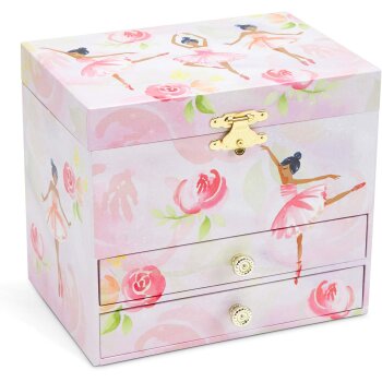Jewelkeeper Schmuckschatulle, mit Spieluhr, Ballerina und...