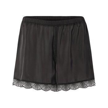 esmara® Damen Satin Pyjama (Schwarz, S(36/38)) - B-Ware neuwertig