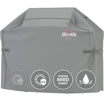 Grillman Grill-Abdeckhaube, 64 x 24 x 48 cm, grau -...