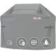 Grillman Grill-Abdeckhaube, 64 x 24 x 48 cm, grau - B-Ware sehr gut