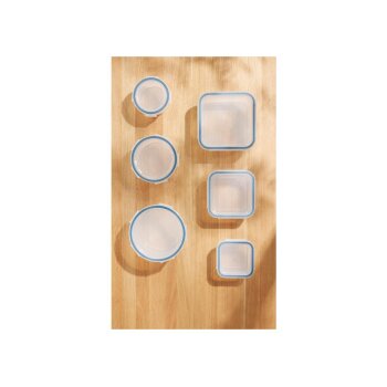 SILVERCREST® Frischhaltedosen-Set, 6-teilig (quadratisch & rund) - B-Ware sehr gut
