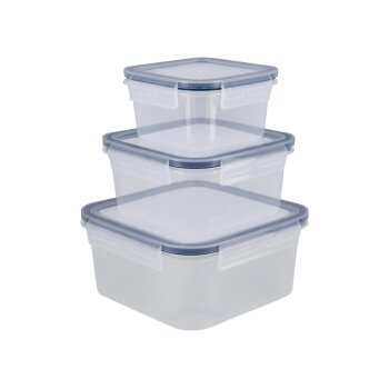 SILVERCREST® Frischhaltedosen-Set, 6-teilig (quadratisch & rund) - B-Ware sehr gut