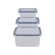SILVERCREST® Frischhaltedosen-Set, 6-teilig (quadratisch & rund) - B-Ware sehr gut