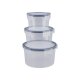 SILVERCREST® Frischhaltedosen-Set, 6-teilig (quadratisch & rund) - B-Ware sehr gut