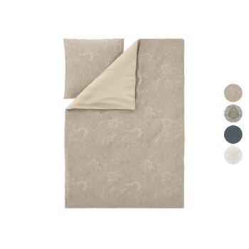 LIVARNO® Satin-Wendebettwäsche, 155 x 220 cm -...