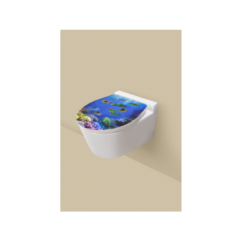 LIVARNO® WC-Sitz, aus Duroplast, mit Absenkautomatik,...