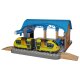 LUPILU® Lokschuppen / Bahnhof / Weichenhäuschen / Verladestation, 13-teilig / 8-teilig / 4-teilig / 15-teilig (Bahnhof) - B-Ware neuwertig
