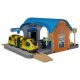 LUPILU® Lokschuppen / Bahnhof / Weichenhäuschen / Verladestation, 13-teilig / 8-teilig / 4-teilig / 15-teilig (Bahnhof) - B-Ware neuwertig