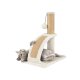 ZOOFARI® Katzen Kratzstamm (Kratzstamm mit Massagebrett) - B-Ware sehr gut