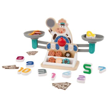 lupilu® Motorikspielzeug, aus Holz, Waage - B-Ware neuwertig