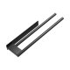 Ribelli Doppelarm-Handtuchhalter, 39 x 9 x 4 cm, ohne Bohren, schwarz - B-Ware sehr gut