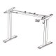 VCM Schreibtischgestell Lona, höhenverstellbar und elektrisch, silber - B-Ware sehr gut