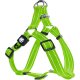 DDOXX Reflektierendes Nylon Step-In Hundegeschirr, XS, (grün) - B-Ware sehr gut