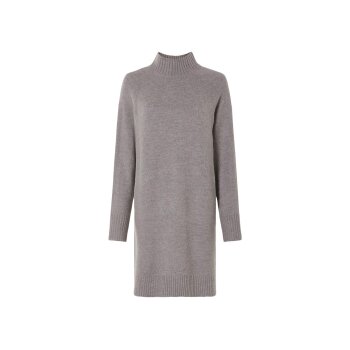 esmara® Damen Strickkleid mit Seitenschlitzen (grau, XS(32/34)) - B-Ware neuwertig