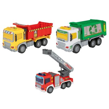 lupilu® Feuerwehrwagen / Recycling-LKW / Kipplaster -...