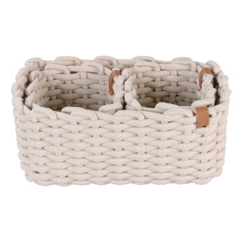 LIVARNO® Aufbewahrungskorb-Set, 3-teilig - B-Ware