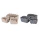 LIVARNO® Aufbewahrungskorb-Set, 3-teilig - B-Ware