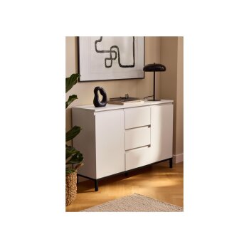 LIVARNO® Kommode mit 2 Türen und 3 Schubladen, Kaschmirgrau - B-Ware Transportschaden