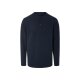 LIVERGY® Herren Langarmshirt, in moderner Struktur-Optik (Blau, L (52/54)) - B-Ware neuwertig