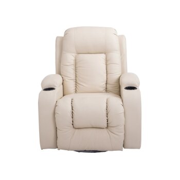 HOMCOM TV Sessel mit Massage- und Wärmefunktion,...