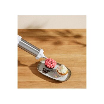 SILVERCREST® Gebäckpresse / Spritzbeutel-Set (Gebäckpresse) - B-Ware neuwertig