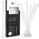 HEYNNA® 6er Set Glasstrohhalme aus Borosilikatglas inkl. Strohhalm Reinigungsbürste - B-Ware sehr gut