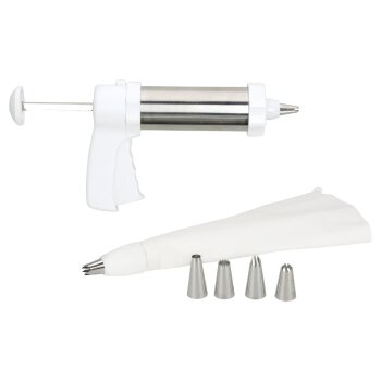 SILVERCREST® Gebäckpresse / Spritzbeutel-Set -...