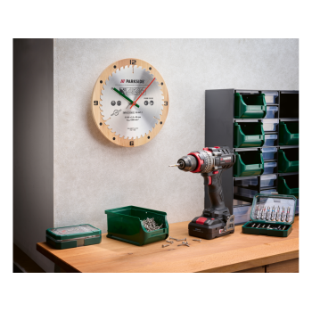 PARKSIDE® Wanduhr PWCP1A1, im Sägeblatt-Design - B-Ware sehr gut