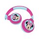 LEXIBOOK 2-in-1 Kopfhörer mit Bluetooth®- und Kabel, für Kinder, Minnie Maus - B-Ware sehr gut