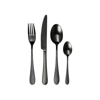 SANSIBAR Edelstahl-Besteck-Set matt, 16-teilig - B-Ware...