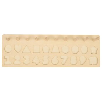 LUPILU® Zählstäbe aus Holz / Magnetisches Labyrinth / Abakus / Rechen-Spielzeug / Logik-Spiel (Logik-Spiel) - B-Ware sehr gut