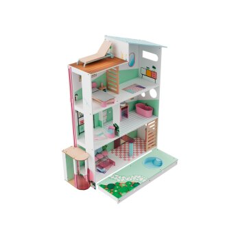 PLAYTIVE® Puppenhaus, 14 Zubehörteile - B-Ware