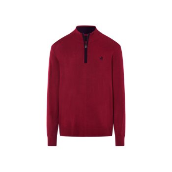 LIVERGY® x Grand Polo Herren Stricktroyer, mit Stickerei (Rot, XL (56/58)) - B-Ware neuwertig