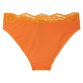 esmara® Damen Slips mit Spitze, 3 Stück (orange/beige, L(44/46)) - B-Ware neuwertig