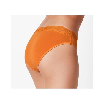 esmara® Damen Slips mit Spitze, 3 Stück (orange/beige, L(44/46)) - B-Ware neuwertig