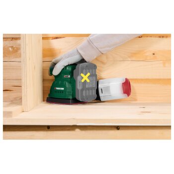 PARKSIDE® 20 V Exzenterschleifer »PAEXSG 20-Li B1« / 20 V Multischleifer »PAMSG 20-Li B1«, ohne Akku und Ladegerät (20V Akku-Multischleifer) - B-Ware sehr gut