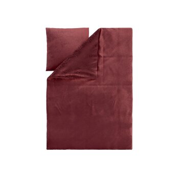 LIVARNO® Plüsch-Wendebettwäsche, 135 x 200 cm (Rot) - B-Ware sehr gut