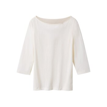 esmara® Damen Langarmshirt 3/4 Arm, 2 Stück (Schwarz/weiß, L(44/46)) - B-Ware neuwertig