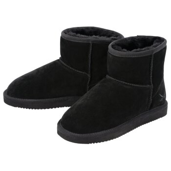 SANSIBAR Damen Lammfell-Boots (Schwarz, 40) - B-Ware...