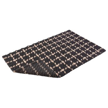LIVARNO home Badematte, 60 x 100 cm (Schwarz/Braun) - B-Ware neuwertig