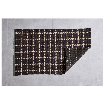 LIVARNO home Badematte, 60 x 100 cm (Schwarz/Braun) - B-Ware neuwertig