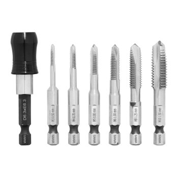 PARKSIDE® Kombi-Gewindebohrer-Set / Gewindebohrer-Bit-Set / Kegelsenker-Bit-Set / Bohrer-Set - B-Ware
