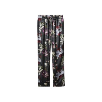 esmara® Damen Satin-Pyjama (Floral, L(44/46)) - B-Ware neuwertig