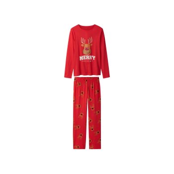 esmara® Damen Pyjama (Rot, S(36/38)) - B-Ware neuwertig