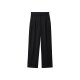 esmara® Damen-Flanellhose, Wide Leg, 42, schwarz - B-Ware neuwertig