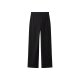 esmara® Damen-Flanellhose, Wide Leg, 42, schwarz - B-Ware neuwertig
