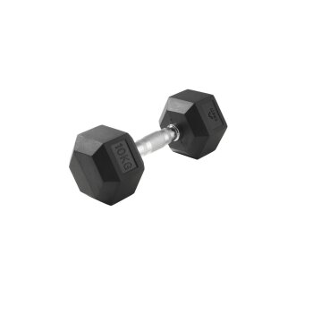 CRIVIT Hexagon-Kurzhantel, 10 kg - B-Ware neuwertig