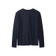esmara® Damen Pyjama mit Hose aus Flanell (navy/red, M(40/42)) - B-Ware neuwertig