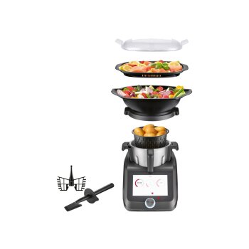 SILVERCREST® KITCHEN TOOLS Monsieur Cuisine smart »SKMS 1200 C1« Anthrazit Matt - B-Ware Transportschaden Kosmetisch